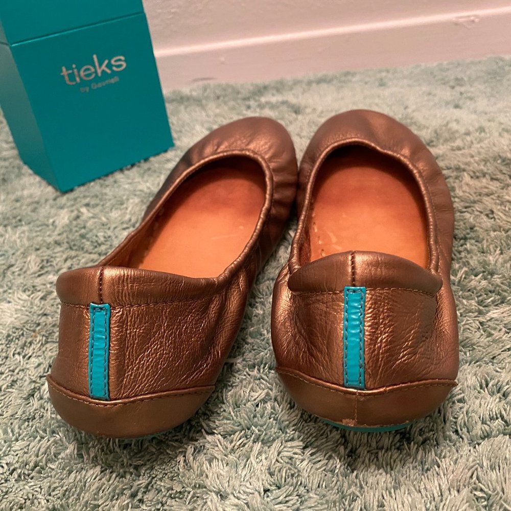 TIEKS (Metalic Bronze) Flats Size 9